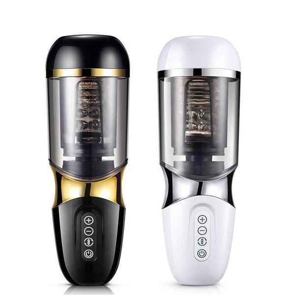 Image of ENH 826592265 toy massager men&#039s electric masturbator seduce beck fully automatic extraction and insertion rotating bed making airplane cup toys
