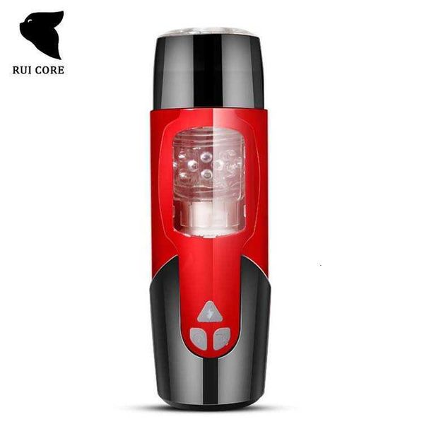 Image of ENH 827347644 toy massager ruixin fully automatic telescopic rotary exercise cup dark knight aircraft cup men&#039s electric intelligent masturbator fun