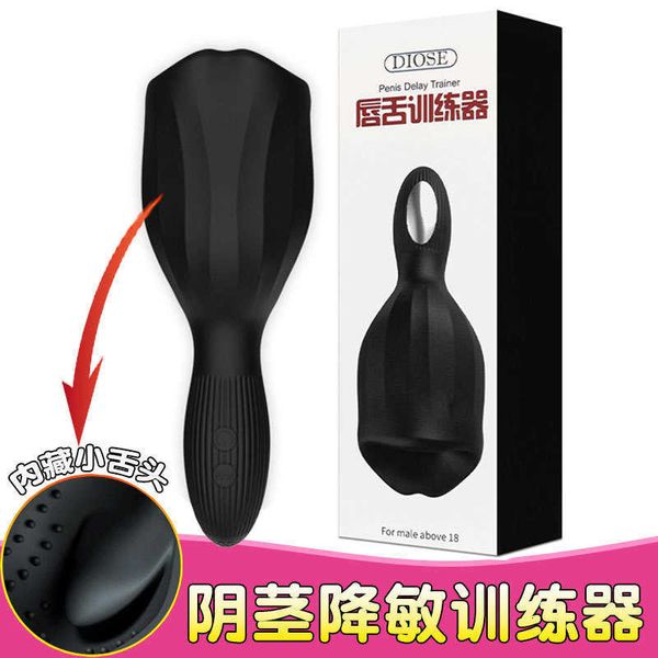 Image of ENH 827349473 toy massager wikis 5th generation penis desensitization trainer men&#039s aircraft cup full-automatic masturbator delayed exercise supplies