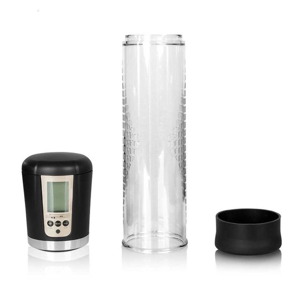 Image of ENH 827364216 toy massager male pump penis electric new aircraft cup lcd fully automatic transparent