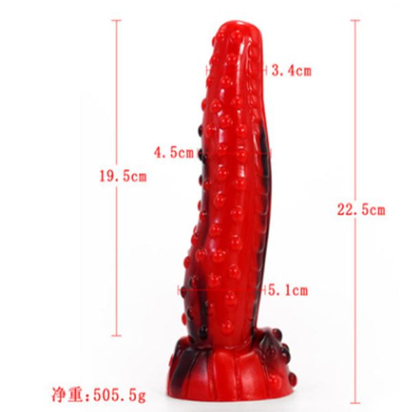 Image of ENH 827500833 toy massager massage anal plug 195cm insertion depth toys for couple anus expansion masturbation tiger dildo vaginal 2ho6