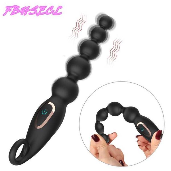 Image of ENH 827518056 toy s masager toy massager fbhsecl anal beads vibrator training 7 frequency for women prostate stimulator pull ring plug butt m1pw fu8r qj1c