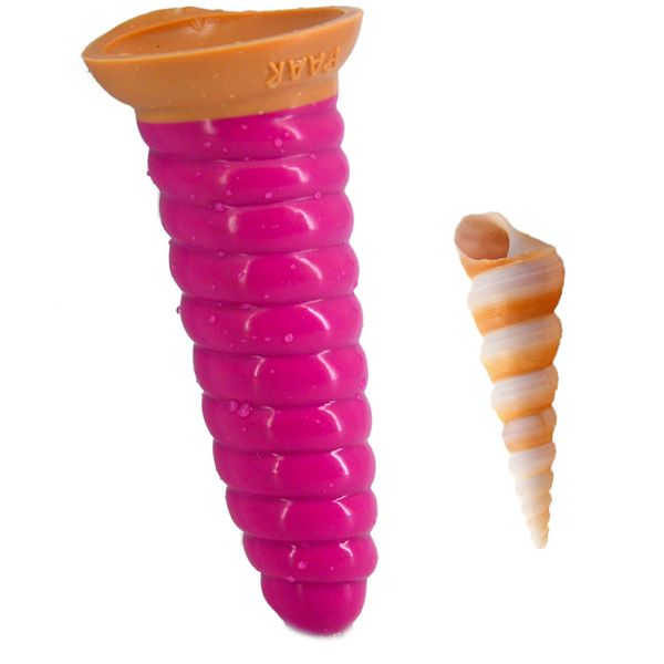 Image of ENH 827743747 toy massager massage silicone anal plug with suction cup conch shape dildo toy masturbation for woman clitoris toys gcvd