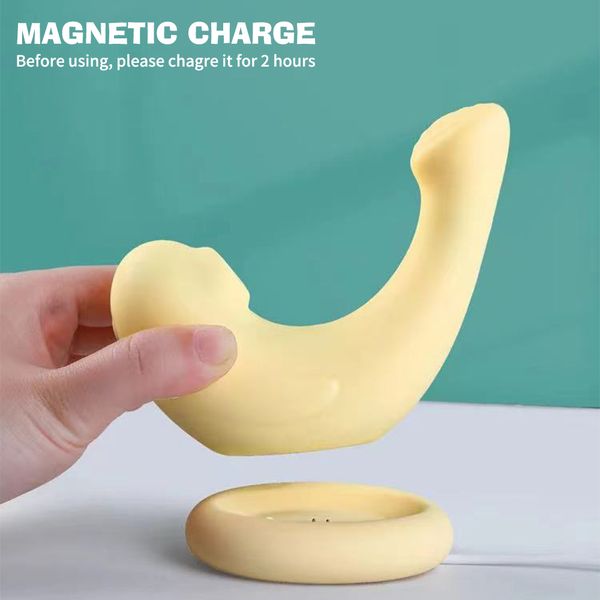Image of ENH 828518030 toy massager massage 10-frequency dildo vibrator clitoral sucker magnetic charging base female masturbation tool g-spot vagina stimulator a8