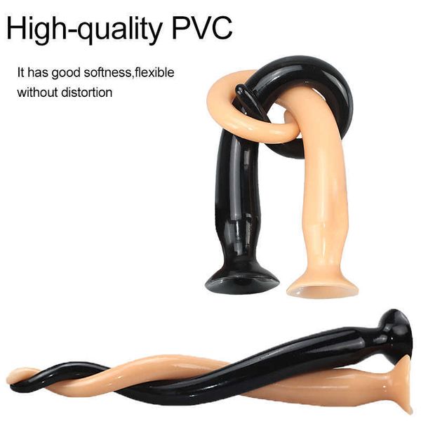 Image of ENH 828518417 toy massager 50cm super long anal plug tail s butt plug prostate dildo anal for women buttplug games shop 31ja 31ja31ja