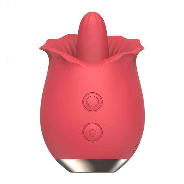 Image of ENH 828558098 toy toy massager licking rose vibrator women vaginal clitoris stimulator nipple clit massage masturbator female toys for adults 18 2jol