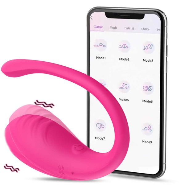 Image of ENH 828796527 full body massager vibrator toys bluetooth g spot dildo for women lush female wireless app remote vibrating panties adults 0uak