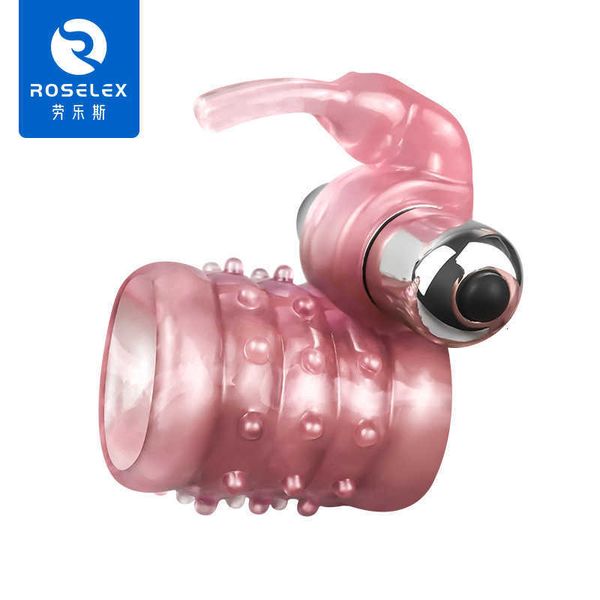 Image of ENH 829351356 toy massager roselex fun vibration ring lock sperm male rabbit penis electric products