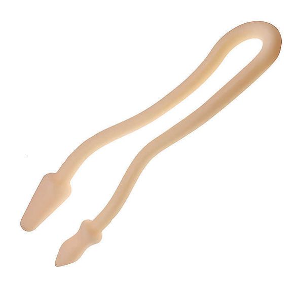 Image of ENH 829360985 toy massager super long anal plug penis tpr soft double headed dragon gay tools products