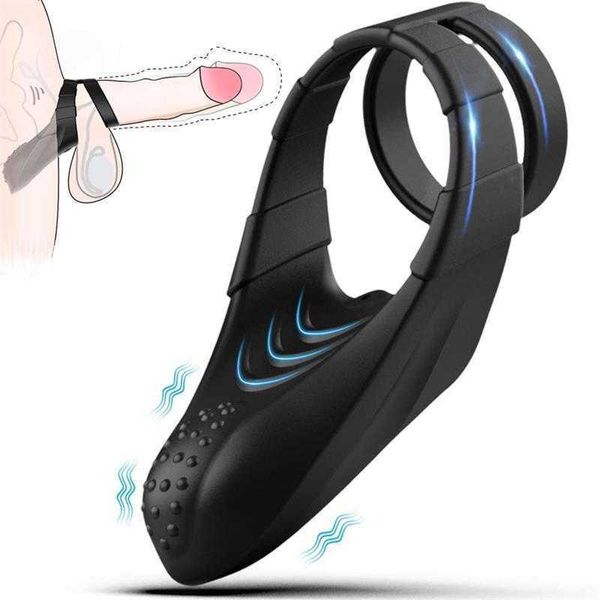 Image of ENH 829514486 toy massager yama charging lock sperm ring for men vibrating elephant silicone electric remote control triple beam sleeve double fun
