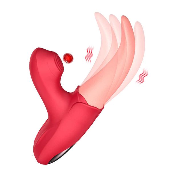 Image of ENH 830018941 toy massager aurena rose honey tongue generation 3 10 frequency beating vibrating rod women&#039s simulated masturbation products