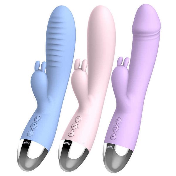 Image of ENH 830273483 toy massager let thunderstorm color rabbit series vibrating rod intelligent warming waterproof women&#039s masturbation products