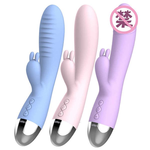 Image of ENH 830273713 toy massager let thunderstorm color rabbit series vibrating rod intelligent warming female masturbation sexual products