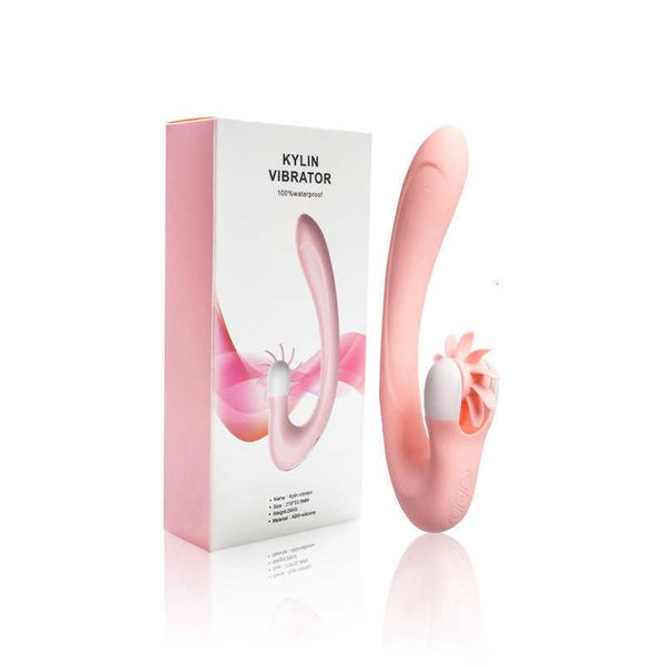 Image of ENH 830741864 toy massager vibrating rod g spot female masturbator tongue licking yin massage stick appeal puct kylin vibrating