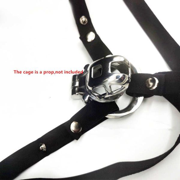 Image of ENH 830742170 full body massager toys masager vibrator 2023 male chastity device elastic band accessories cock cage auxiliary belt adjustable rope penis r