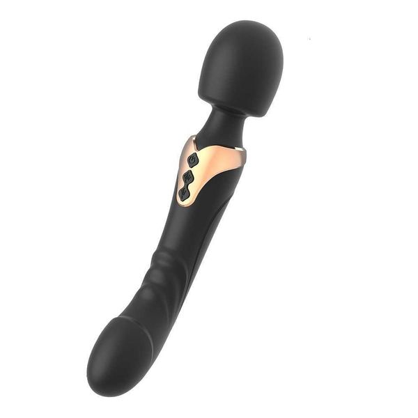 Image of ENH 830742522 toy massager new double head vibrating rod female masturbation device pumping and inserting men&#039s women&#039s flirting massage product
