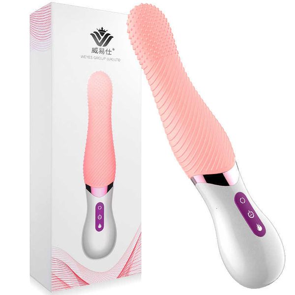 Image of ENH 830742769 toy massager viez simulated tongue warming vibrating stick women&#039s swing products
