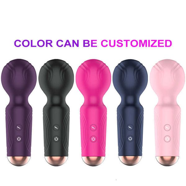 Image of ENH 830742804 toy massager women&#039s mini av stick g-spot masturbator waterproof silicone vibrator adult