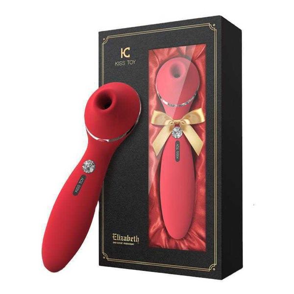 Image of ENH 830754164 toy massager kiss toy elizabeth sucking vibrating stick women&#039s massage masturator av sexual products