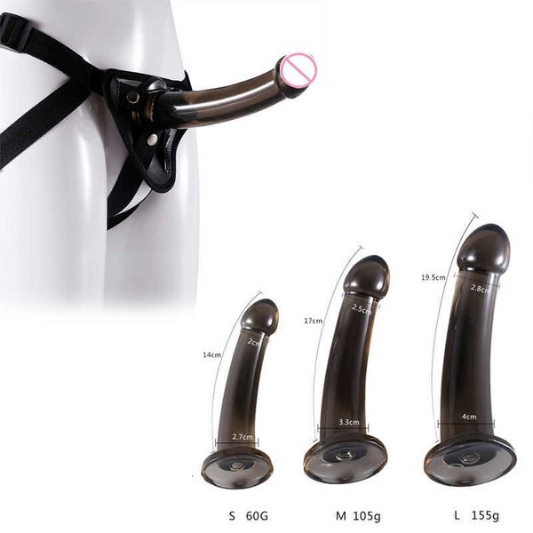 Image of ENH 830759134 toys masager massager anal toys strap on realistic pants for woman men couples strapon dildo panties silicone anal plug gay game toy product