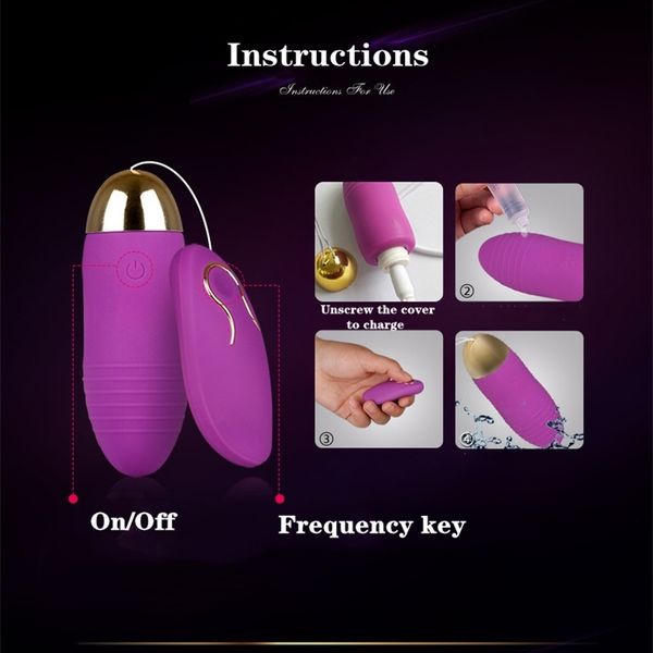 Image of ENH 831113762 toys masager toy toy massager wireless vibrating egg vagina ball for women wearable paties remote control bullet vibrator love toys adults 1