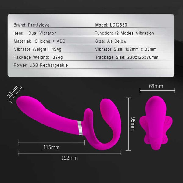Image of ENH 831114087 toys masager massager lesbian strpon dildo vibrator 12 speed vibrating penis with hold panty set g spot erotic toys for women v160 yikq
