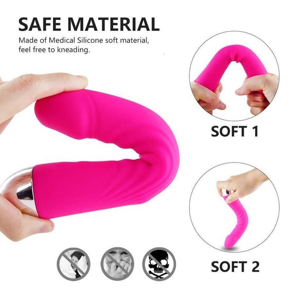 Image of ENH 831119585 full body massager toys masager vibrator g spot dildo for woman silicone waterproof 10 modes 4x30 8zxl xh7v