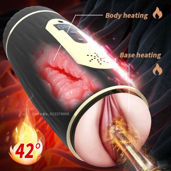 Image of ENH 831121542 full body massager toys masager count male masturbation cup pocket pusssy ual tool sucking blowjob machine vibrator y toys for man mastubato
