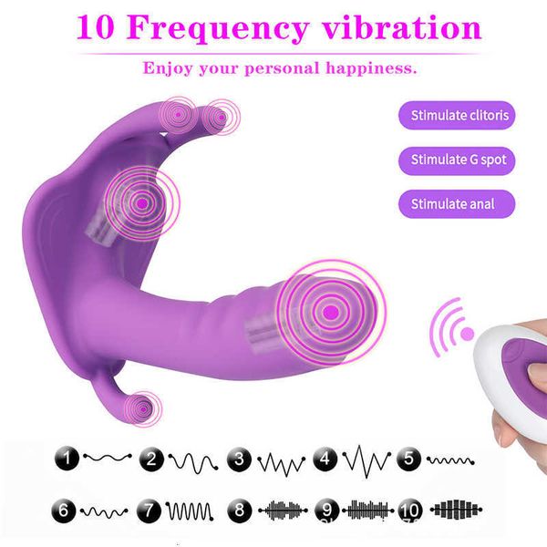 Image of ENH 831521643 full body massager toys masager vibrator women wearable dildo female wireless remote control masturbator clit g point invisible s toys tools