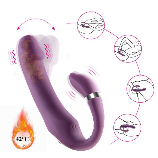 Image of ENH 831521963 full body massager toys masager vibrator 10 speeds dildo for women couples toys heating female clit stimulator soft silicone anal products e
