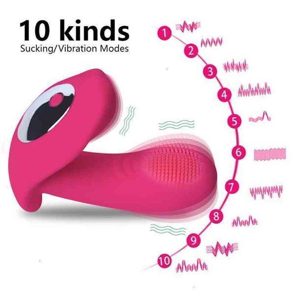 Image of ENH 831685058 full body massager toys masager vibrator remote control wearable dildo s massager for women g-spot clitoris invisible butterfly panties vibr