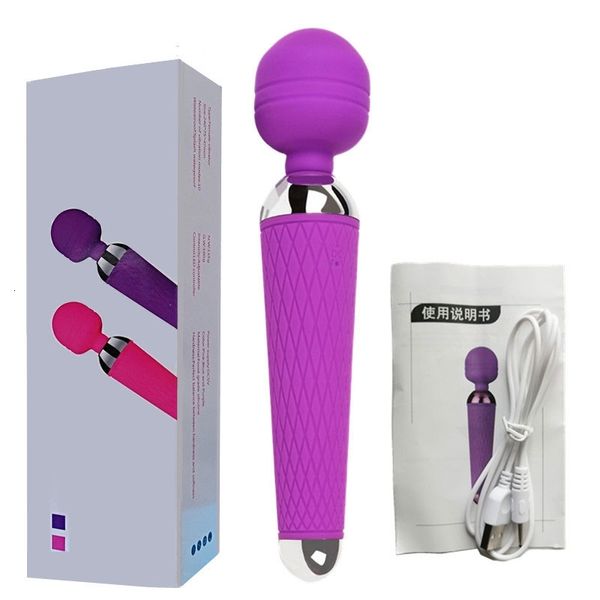 Image of ENH 833430191 toy s masager toy massager 1set powerful clitoris dildo vibrator erotic toys for women magic stick g-spot stimulator female lrbx 9v3z txli