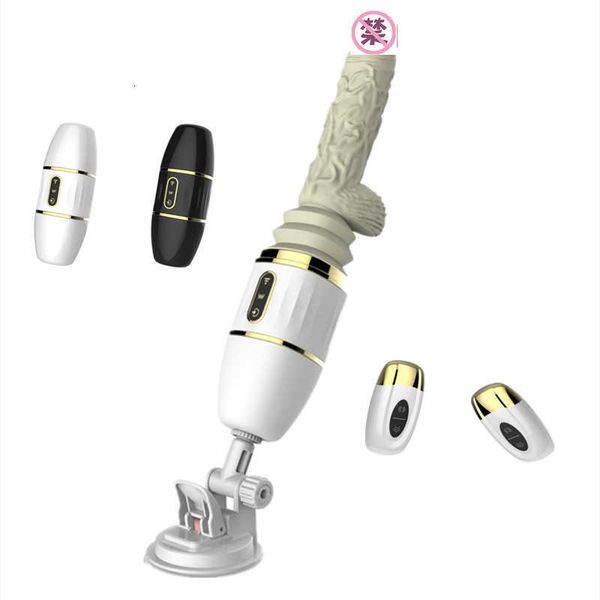 Image of ENH 833601432 toy gun machine jingang king gun machine remote control fully automatic telescopic insertion with eggs female wireless pseudopenis