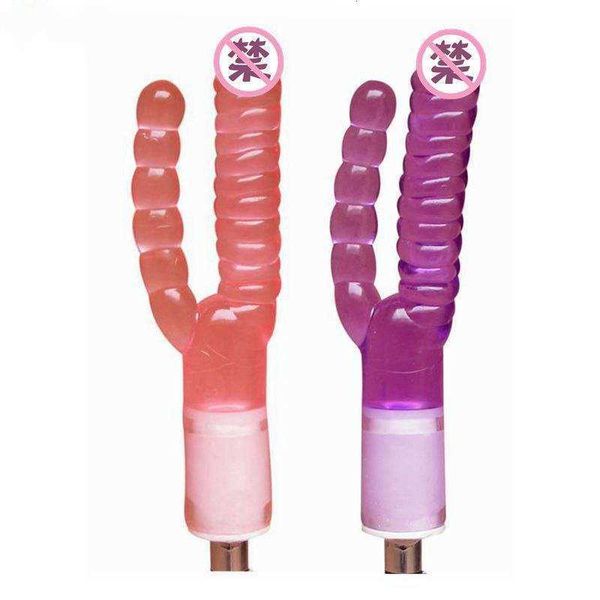 Image of ENH 833603350 toy gun machine gun accessories double head g-spot vestibule sa8 female plug-in happy masturbator products