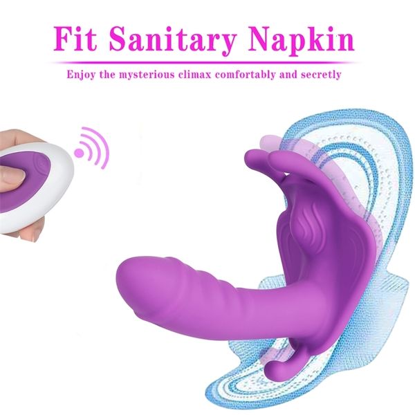 Image of ENH 833648015 toys masager massager female orgasm masturbator wearable vibrator g-point clitoris stimulator butterfly vibrating underwear toys f017 wxeq