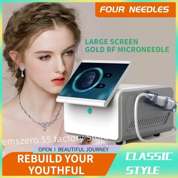 Image of ENH 850169326 multi-functional beauty equipment gold high-end rf fraction micro-needle machine stretch scar and acne face lift and body tighten professio