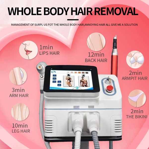 Image of ENH 852207800 laser machine 2 in 1 diode 808nm laser hair removal professional 2022 permanent painless pico laser tattoo removal for all skin