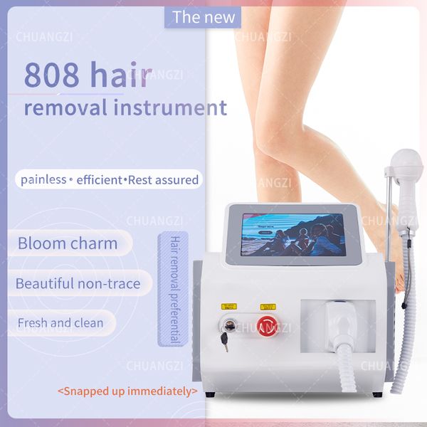 Image of ENH 854862551 2023 painless 808 diode laser hair removal machine 2000w high power ice platinum 3 wavelength 755 808 1064 for salon beauty
