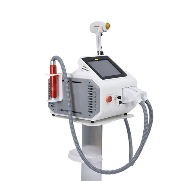 Image of ENH 855180786 diode laser hair removal machine 3 wavelength 755nm 1064nm 808nm professional ice painless 2 in 1 picosecond laser tattoo remove