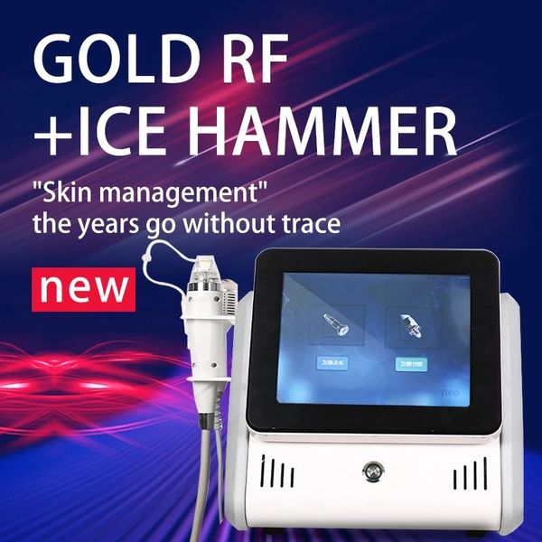 Image of ENH 857018075 microneedling rf equipment microneedle roller stretch marks remover skin rejuvenation anti-aging machine with cold hammer rf face lifting