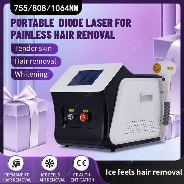 Image of ENH 873186397 2023 st 755nm 808nm 1064nm 3 wavelength 808nm diode laser 808nm laser effective hair removal machine for salon 808 with ce