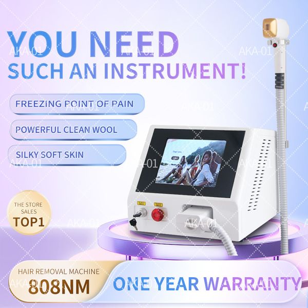 Image of ENH 873224645 2023 ce approved 2000w ice platinum diode laser hair removal machine 755 808 1064 nm 3 wavelength