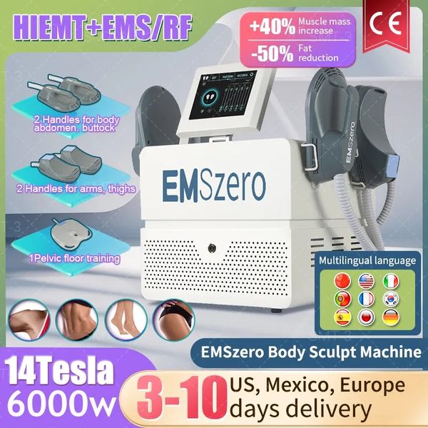 Image of ENH 874355545 ems dls-emslim neo 14tesla 6000w hi-emt sculpt machine nova muscle stimulator body massage equipment for salon emszero