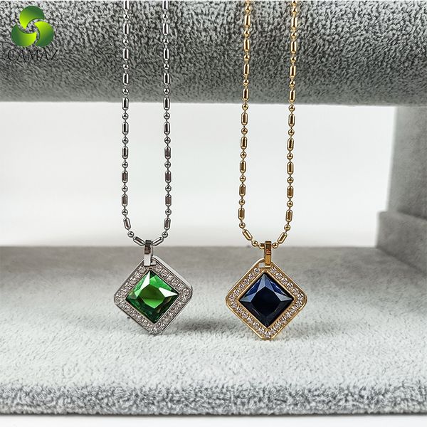 Image of ENH 884359534 camaz healtth care energy pendant quantum energy pendant negative ions crystal stainless steel pendant for necklace