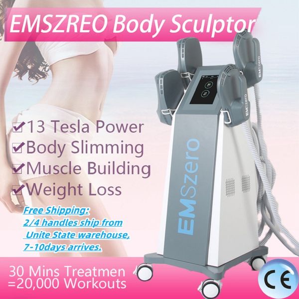 Image of ENH 887088834 hiemt emszero machine emszero muscle building stimulator rf ems body sculpt machine slim body fat burning device 2/4/5 handles
