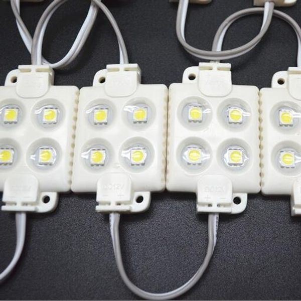 Image of ENM 389797648 high bright injection led module waterproof ip65 smd 5050 advertising light module dc12v 096w 4 leds