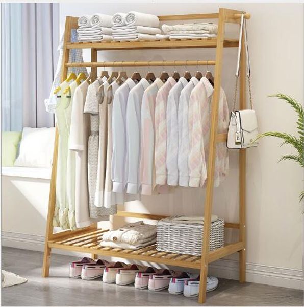 Image of ENM 473173025 simple hat rack nanzhu bedroom furniture hanging storage holders & racks modern clothes shelf