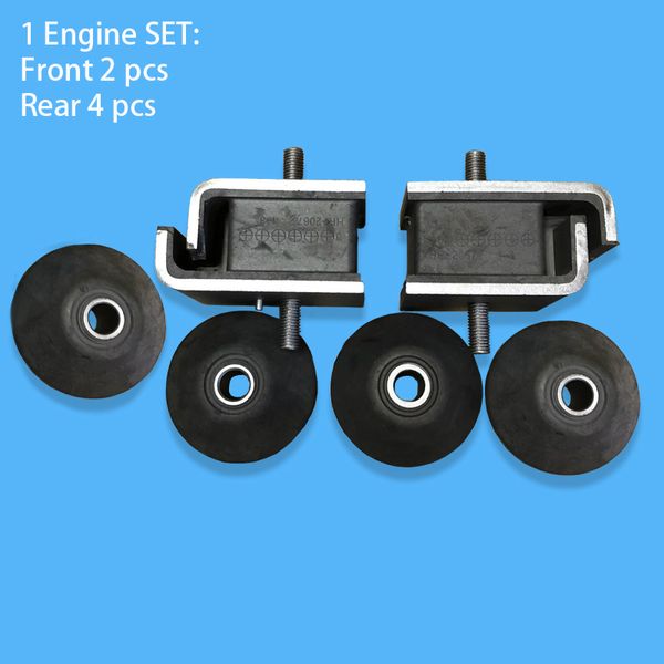 Image of ENM 476874137 4177883 4255652 front and rear rubber cushion engine mount parts fit 4bd1 ex100 ex100m ex100-2 ex100-3 ex120 ex120-2 ex120-3