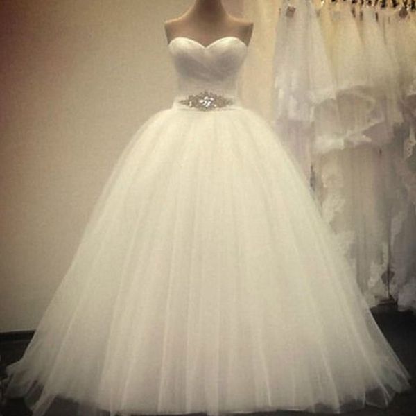 Image of ENM 677974262 zj9056 wedding dress lace a-line elegant white ivory vintage beaded 2021 bride dresses customer made