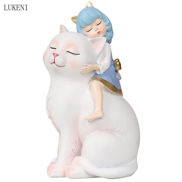 Image of ENM 684261274 little girl mount ornaments creative home living room tv cabinet decorations for girls day gifts light luxury style 210414